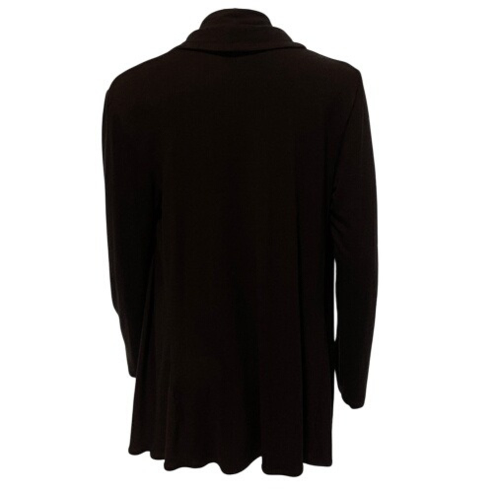 Piko 1988 Black Waterfall Open Front Cardigan Size‎ XS/S - Picture 4 of 7